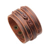 Vintage Punk Retro Multilayer Leather Bracelet Male Braided Handmade Rope Wrap Bracelets Bangles for Men - Image 17