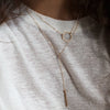 Korean Style Women Gold Color Stainless Steel Necklace Layered Necklace Jewelry - Image 3
