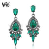 Crystal Earring for Woman Classic Drop Earrings Round Rhinestone Earrings Jewelry - Image 8