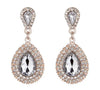 Palace Retro Luxulite Full Drilling Water Drop Rhinestones Female Earrings Sweet Earrings Long Earrings Crystal Earrings - Image 7