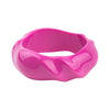 Resin Cuff Engraved Bracelets Bangles for Women White Acrylic Wide Big Bracelet Female Simple Charm Party Jewelry - Image 11