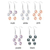 Pearl Earrings Freshwater Pearl Tassels Pearl Jewelry Drop Earrings Silver Jewelry For Woman - Image 2