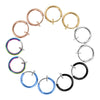 2Pcs Spring Clip Fake Earring For Mens/Womens Stainless Steel Small Ear Circle On Nose Ring Hoop Lip Ring Jewelry - Image 4