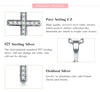 Modian New Real 925 Sterling Silver Zirconia Hearts Cross Necklaces Pendants With Chain For Women Silver Jewelry