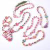 25 styles Cute Animal Flower Cartoon Flower Children's sweater necklace bracelet for children gift - Image 3