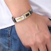 Classic Cool Cross Bracelet Men Jewelry Stainless Steel Mesh Length Adjustable Cold Color Mens Jewellery Bracelet - Image 2