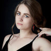 Crystal Earring for Woman Classic Drop Earrings Round Rhinestone Earrings Jewelry - Image 2