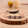 Braided Macrame Bracelets Men 8mm Micro Pave Black CZ Disco Balls Beads Charm Yoga Bracelet Jewelry Gift - Image 6