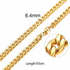 Necklace Curb Chains Link Men Choker Stainless Steel Male Female Accessories - Image 21