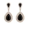 Palace Retro Luxulite Full Drilling Water Drop Rhinestones Female Earrings Sweet Earrings Long Earrings Crystal Earrings - Image 2