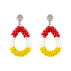 Water Drop Earrings for Women Faceted Beads Handmade Crystal Earring Big Earrings Long Earrings vintage - Image 6