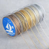 1mm Polyester Braided Cord with Metallic Cord Jewelry Macrame Accessories Rope for Bracelet Making String Beading Threads - Image 1