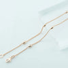 Three-Millimeter Bead Chain Necklace with Two Length Options - Image 12
