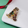 Enamel Pearl Rhinestone Letter Initials Brooches For Women Pins Metal Wedding Party Lady Jewelry Dress Suit Coat Gifts - Image 5