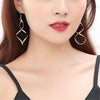 Simple Spiral Drop Earrings For Women Long Curved Wave Dangle Statement Wedding Party Jewelry - Image 6