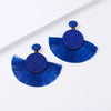 Colorful Crystal Tassel Clip on Earrings for No Pierced Women Charm Earrings Jewelry Wedding Statement Fringe Ear Clips - Image 9