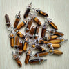 24pcs/lot Good Quality Assorted Stone Mixed Pillar Charms Chakra Pendants for Necklaces Making - Image 5