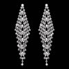 Silver Color Crystal Long Wedding Drop Earrings for Women Rhinestones Tassels Dangle Earrings Brides Gifts Party Jewelry - Image 7