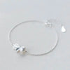 Silver Color Sweet Bud Leaf Simulated Pearl Necklace+Earrings+Bracelet For Women Jewelry Sets Korean Jewelry - Image 3