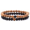 Multi-Color Beaded Bracelet with Layered Stretch Design - Image 40