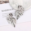 Geometric Gold Color Ginkgo Biloba Leaf Shape Drop Earring Creative Personality Simple Punk Woman Dangle Earring Jewelry - Image 12