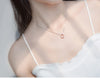 Modian New Real 925 Sterling Silver Clear Crystal Pendant Luminous Water drops Necklace For Girls Silver Jewelry