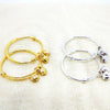 2PCS baby bell adjustable bracelet bracelet plated silver plated gold Kid Baby Boy Girls Bracelet jewelry Birthday Gift - Image 4