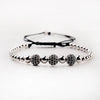 Braided Macrame Bracelets Men 8mm Micro Pave Black CZ Disco Balls Beads Charm Yoga Bracelet Jewelry Gift - Image 7