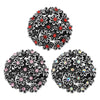Beauty colorful Flowers Round 24MM Snap Buttons Stereo Flowers Fit 18MM Snap Bracelet Jewelry - Image 1