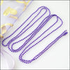 6Strands Ball Chain Necklace 1.5mm Beads W/Connector 70cm Colours - Image 11