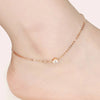 Cubic Zirconia Anklet Foot Jewelry Rose Gold Color Anklet Bracelet Leg Chain Stainless Steel Anklets Women Jewelry - Image 5