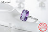 Modian Instagram New Classic 925 Sterling Silver Luxury Rings For Women Anniversary Engagement Jewelry Silver Ring Anel
