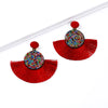 Colorful Crystal Tassel Clip on Earrings for No Pierced Women Charm Earrings Jewelry Wedding Statement Fringe Ear Clips - Image 11