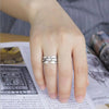 Animal Silver Jewelry Cute Fish Creative Personality Retro Adjustable Rings Birthday Gift - Image 6