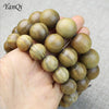 Natural Green Sandalwood Bracelets 6 20mm Tibetan Prayer Malas Wooden Beaded Necklace Bracelet Jewelry men - Image 1