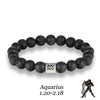 Stone bracelet beads lava bangles Bracelet Men 12 Constellation Jewelry male Lover Gifts - Image 15