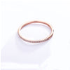 1.5mm Wide workmanship Zircon Ring For Women Titanium Steel Gifts for Lovers Jewelry Wedding Ring - Image 4