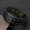 Charm Jewelry Handmade Weave PU Leather Bracelet Vintage Bracelets Bangles Cuff Bracelet Men Jewelry Pulseira - Image 2