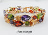 Mona Lisa Multicolor Cubic Zircon Bracelets Bangles Wedding Bracelets for Women Crystal Jewelry - Image 17