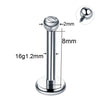 1PC ASTM Titanium Tragus Piercings Labret Stud Lip Rings Helix Piercing Ear Oreja Cartilage Earring 14G 16G Body Jewelry - Image 26