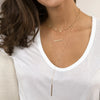 Korean Style Women Gold Color Stainless Steel Necklace Layered Necklace Jewelry - Image 5