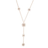 Sparking Sexy Star Charm Y Shape Long Necklace For Women Gold Color Plated Lariat Tiny Chain Wedding Jewelry - Image 20