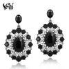 Crystal Earrings For Woman Round Rhinestone Drop Earrings Classic - Image 10