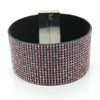 Xqni Colorful Crystal Bracelet Bangles Rhinestone Wide Wrap Charm Women Nation Flag Bracelet Cuff Bracelet Wristband Jewelry - Image 17