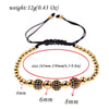 Braided Macrame Bracelets Men 8mm Micro Pave Black CZ Disco Balls Beads Charm Yoga Bracelet Jewelry Gift - Image 2