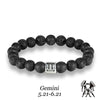 Stone bracelet beads lava bangles Bracelet Men 12 Constellation Jewelry male Lover Gifts - Image 13