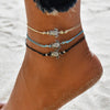Modyle Summer Beach Turtle Shaped Charm Rope String Anklets For Women Ankle Bracelet Woman Sandals On the Leg Chain Foot Jewelry - Image 1