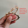 Bamboo Hoop Earrings Women Female Gold Silver Color Color Classic Jewelry - Image 5