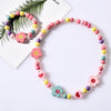 25 styles Cute Animal Flower Cartoon Flower Children's sweater necklace bracelet for children gift - Image 8
