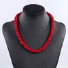 Beads Handmade Necklace Threading Faceted Crystal Short Necklace for Lady Women Gift Choker Statement Multicolor - Image 20